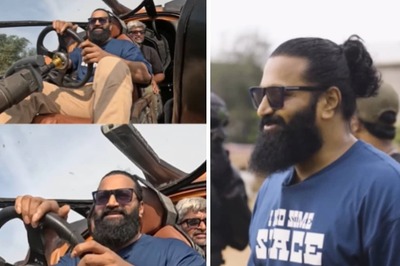 Watch: Kantara Actor Rishab Shetty Takes Prabhas’ Bujji For A Spin