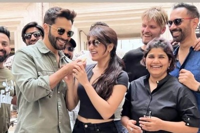 Samantha Turns 36: Varun Feeds Her Cake On Citadel India Sets; Rashmika Sends 'Big Hugs'