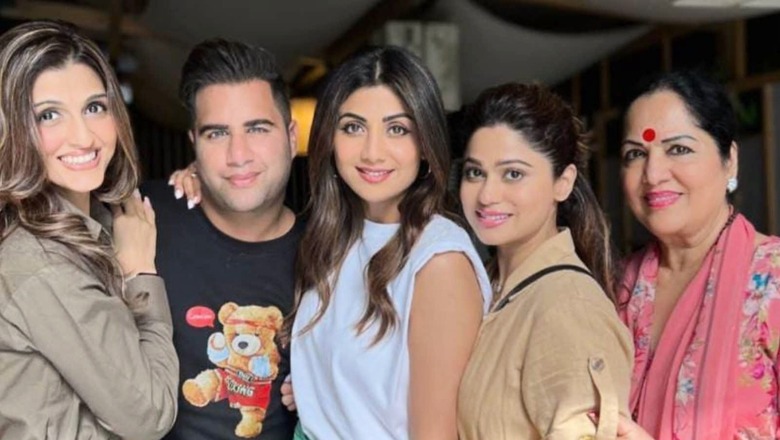 Shilpa Shetty Catches Up With Shamita Shetty, Rajiv Adatia On Lunch Date; See Photo