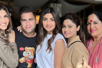 Shilpa Shetty Catches Up With Shamita Shetty, Rajiv Adatia On Lunch Date; See Photo
