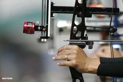 Women recurve team in Archery World Cup final