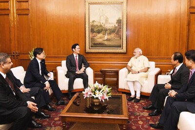 Prime Minister Narendra Modi Meets Samsung Global VP Over Make in India Plans