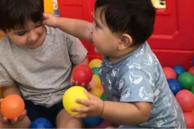 Kareena Kapoor’s Little Munchkin Jeh Plays with Taimur in These Adorable Pics Shared by Saba