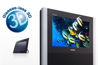 Toshiba unveils glasses-free 3D TV