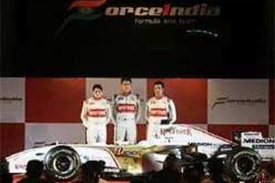 Sutil all charged up to match Fisichella