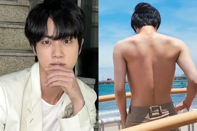 BTS: Jin Breaks The Internet With His Shirtless Pics, Flaunts His '7' Tattoo; J-Hope Screams 'Holy Moly'