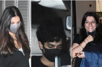 Suhana Khan, Agastya Nanda Snapped with Zoya Akhtar in City; Fans Say ‘Archie’s Coming’