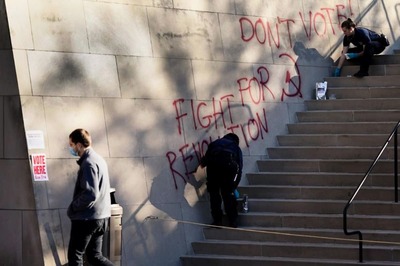 WWI Memorial that Doubles as Polling Site Vandalized with 'Voter Intimidation' Messages