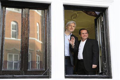 Assange fears US, says will stay in London embassy even if Sweden drops charges against him