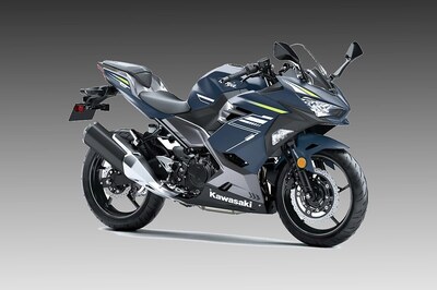 2021 Kawasaki Ninja 400 Gets New Twilight Blue and Metal Deep Grey Colour Schemes in Latest Update