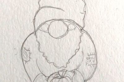 How to Do a Watercolor of a Gnome with Pumpkins