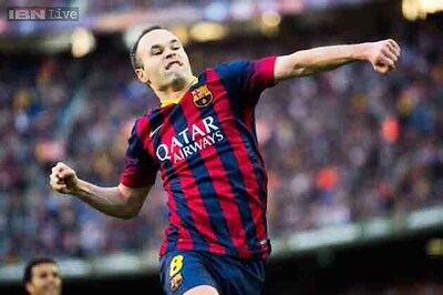 Barcelona elect Andres Iniesta as captain