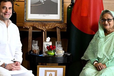Rahul Gandhi Meets Bangladesh Prime Minister Sheikh Hasina