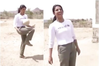 Here's a Video of Priyanka Chopra Attempting Freestyle Football