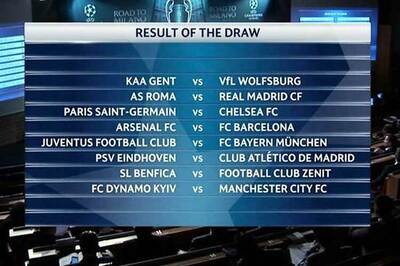 Champions League last-16 draw: Arsenal get Barcelona, Juventus face Bayern Munich