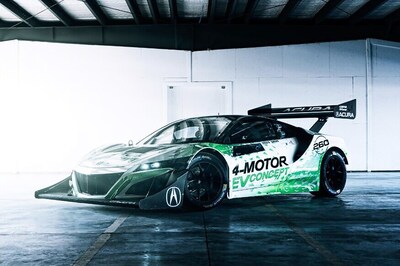 Honda to Race NSX Inspired Electric Car at Pikes Peak Hill Climb Racing