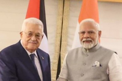 PM Modi Meets Palestinian President Abbas, Voices Deep Concern At Humanitarian Situation In Gaza