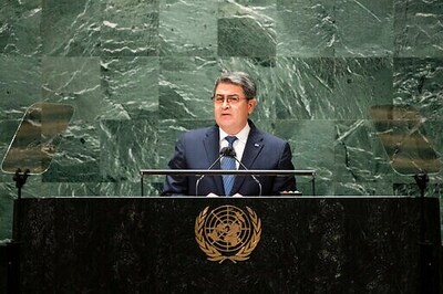 Honduras' President At U.N. Denies Ties To Drug Trafficking