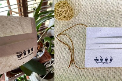 This Environment-friendly Mask Made in Bengaluru Grows into Plants Once Discarded