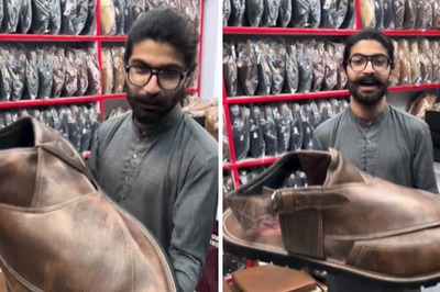 This Giant Handmade Chappal Reminds Desis Of 'The Great Khali'