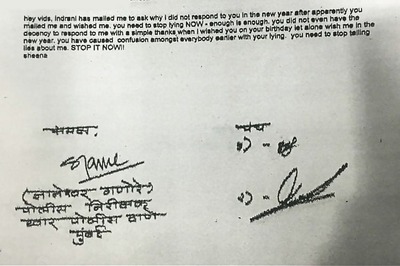 Indrani Mukerjea got Sheena Bora's signature forged on letter to landlord three months after her murder