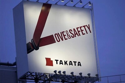 Takata Shares Tumble After Company's Bankruptcy Filing Report