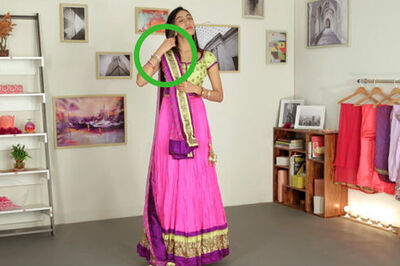 How to Drape Your Lehenga Dupatta