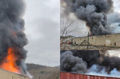 Video | Fire At Lithium Battery Recycling Plant Sends Thick Smoke Into Sky
