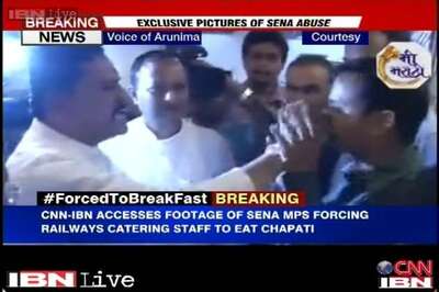 Shiv Sena denies forcing Muslim worker to break Ramzan fast, uproar in Parliament