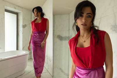 Rashmika Mandanna Ups The Ante As She Tries The Barbie-Core Trend And Poses In The Washroom, See Pics