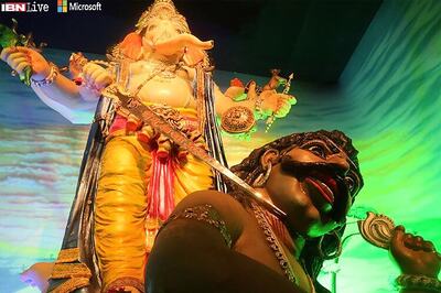 Parelcha Raja: The idol depicts the victory of good over evil