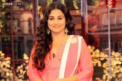 I am very selfish as an actor: Vidya Balan