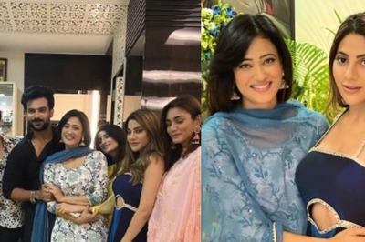 Shweta Tiwari Celebrates Ganesh Chaturthi With KKK 11 Co-contestants Vishal Aditya Singh, Nikki Tamboli, Sana Makbul