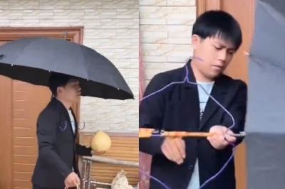This ‘Wearable’ Umbrella Hack Has Anand Mahindra’s Attention