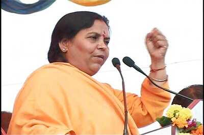 Uma Bharti supporters did not delay any train: officials