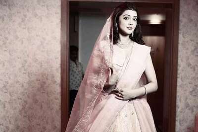 Pranitha Subhash Exudes Vintage Vibes In Her Traditional Ensemble