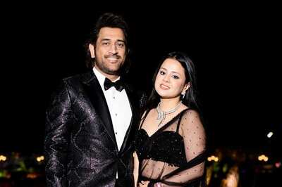 Mahendra Singh Dhoni and Sakshi Singh Look Picture Perfect in Black at Anant Ambani-Radhika Merchant Pre-Wedding Festivities