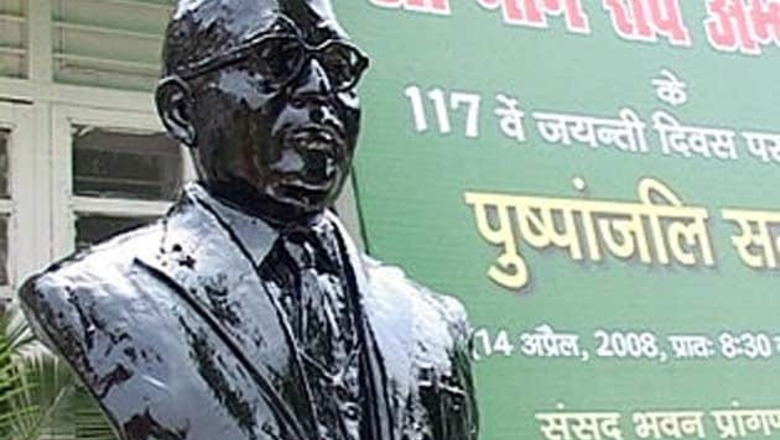 Three Ambedkar statues vandalised in UP