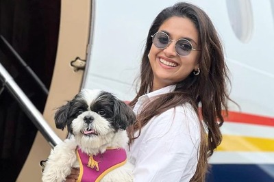 Keerthy Suresh Takes Her Furry Friend Nyke On Maiden Flight to Vacation