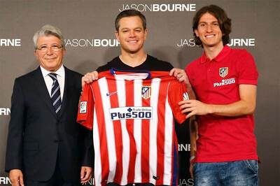 Atletico Madrid 'Sign' Film Star Matt Damon