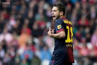 Injured Jordi Alba ruled out for six weeks