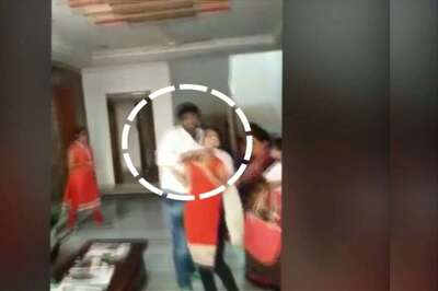 TRS Leader Srinivas Reddy Caught Beating, Dragging Wife on Camera