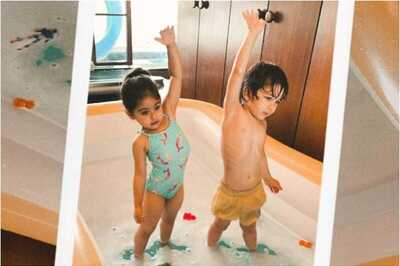 Here's a Cute Pic of Taimur Ali Khan and Inaaya Kemmu to Start off 2021 on a Bright Note