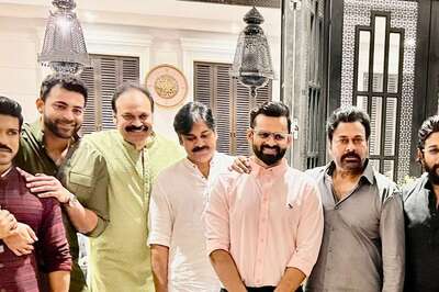 Sai Dharam Tej Poses With Mega Family in 1st Appearance Post Accident; Chiranjeevi Confirms Recovery