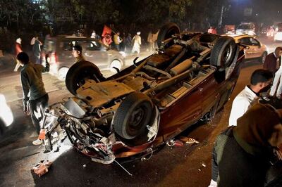 5 killed, 8 injured in accident in UP