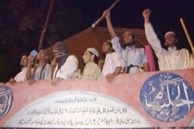 Lal Masjid: Pak forces blow holes in complex walls