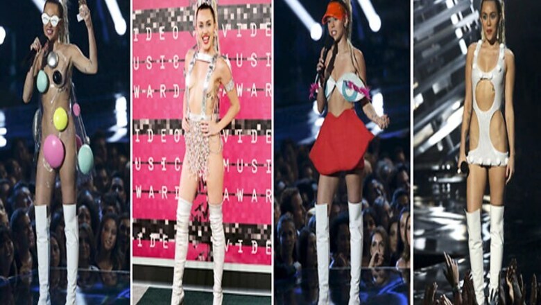 VMA 2015: 9 outrageous, revealing outfits of Miley Cyrus that will make you gasp