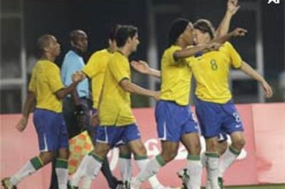 Brazil rout China, Argentina beat Serbia