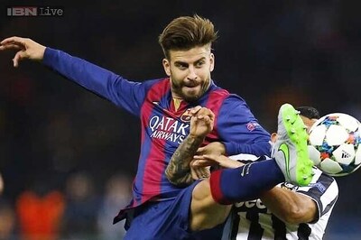 Gerard Pique banned for four matches over Super Cup red card
