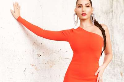 Nora Fatehi adds Spice to Victoria Beckham’s Red-Orange Dress, designer calls her ‘So Stunning’